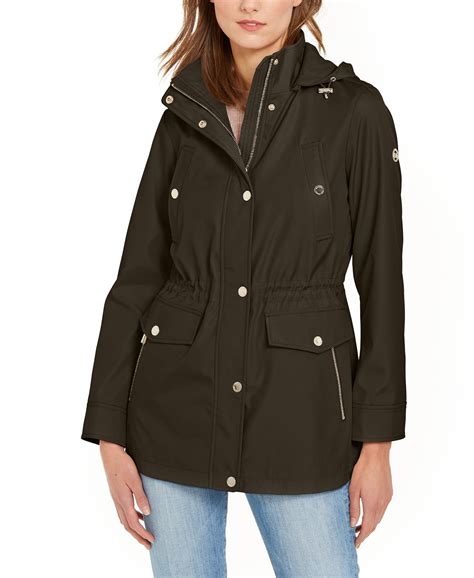 michael kors womens parkas|michael kors anorak jacket women.